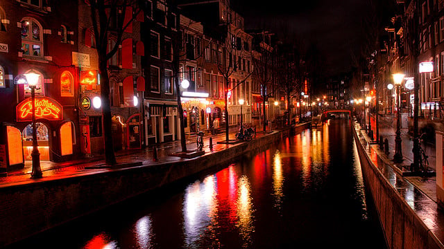 red light district Amesterdão 