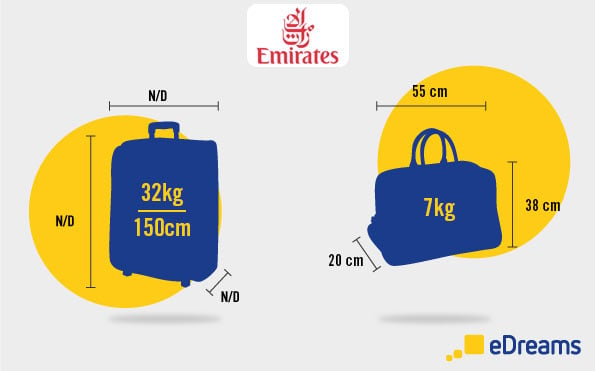 Emirates: Hand Luggage and Checked Baggage Allowance - eDreams Travel Blog