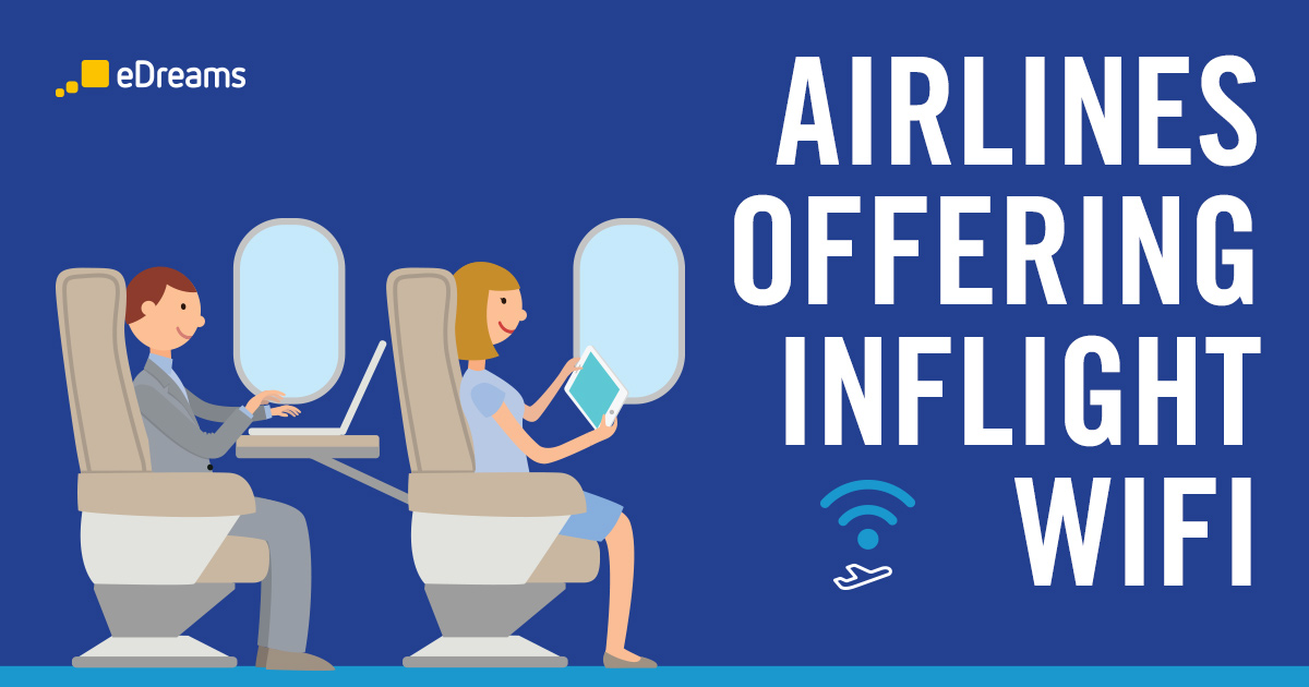Airlines offering inflight wifi