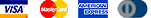 Visa, Mastercard, Visa Electron, American Express, Diners