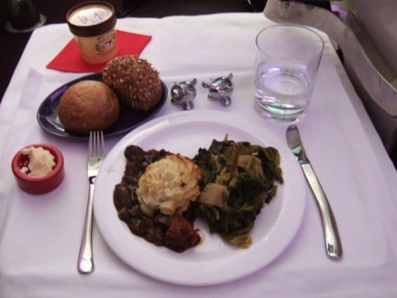 virgin atlantic upper class dining