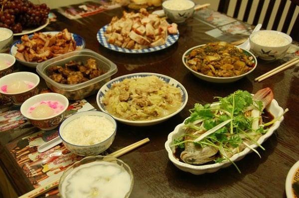 chinese new year dinner 
