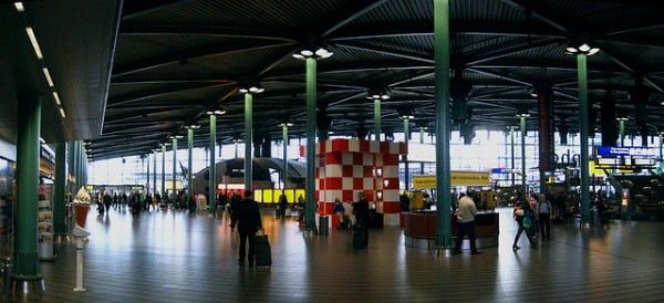 Estação de comboio de schiphol