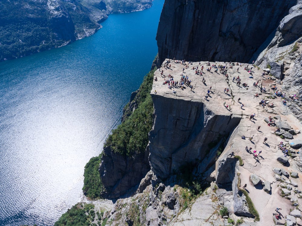 Preacher's Pulpit Preikestolen in Norway