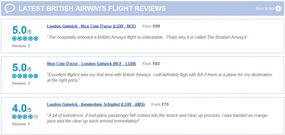 british airways reviews