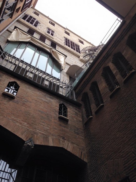 palau guell from stables