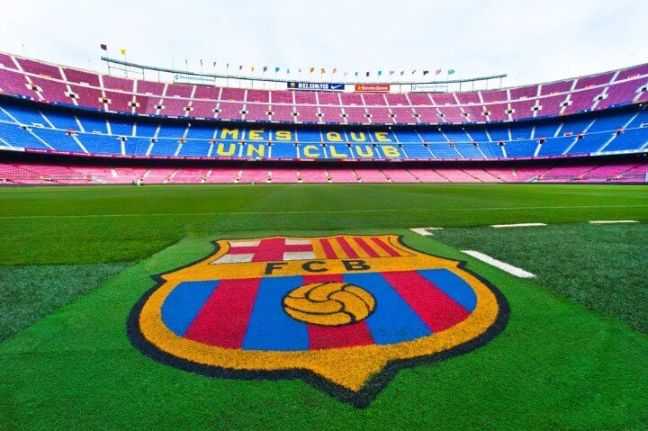 Camp Nou stadium in Barcelona