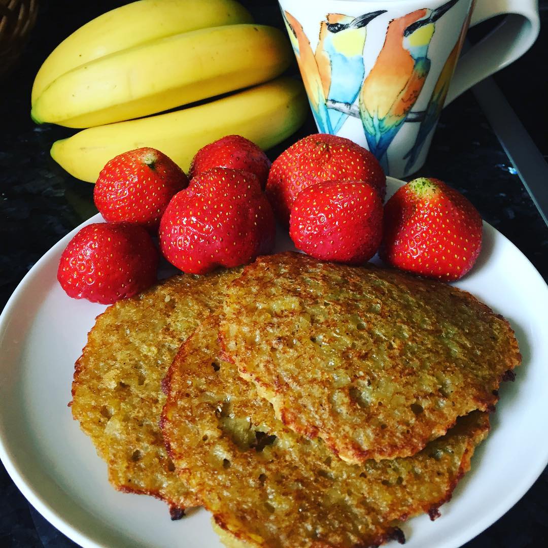 kartoffelpuffer con fragole 