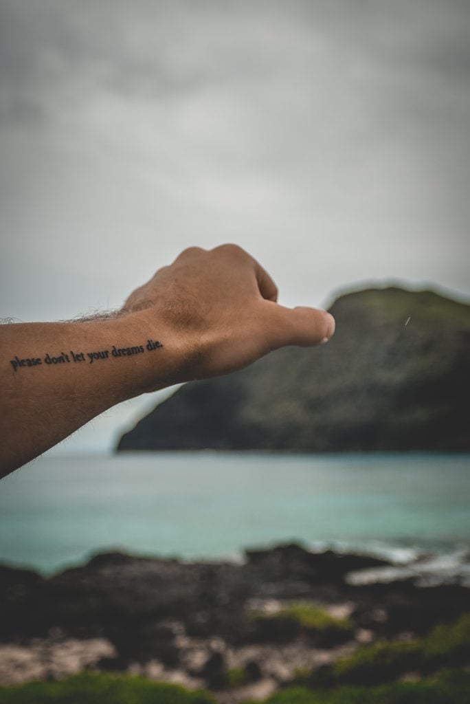 Travel quote tattoo