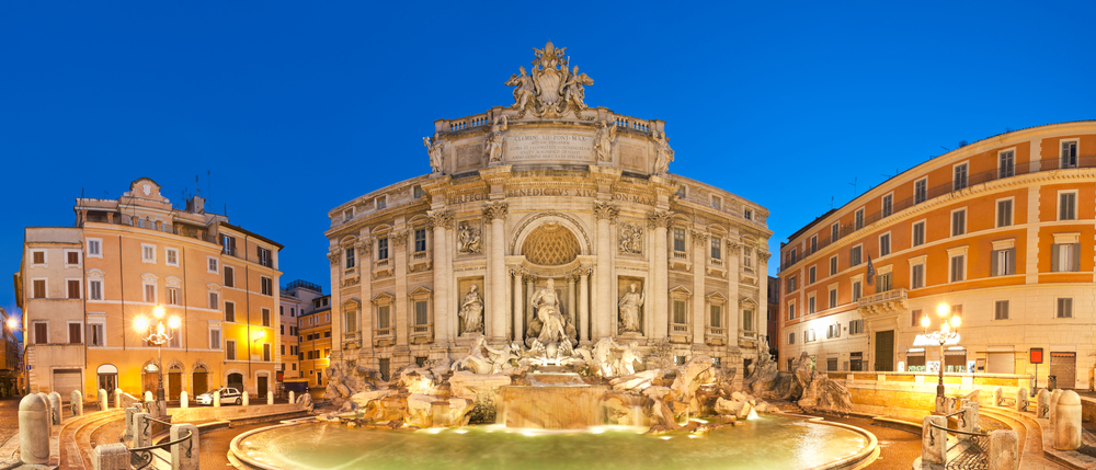 Trevi fountain in Rome