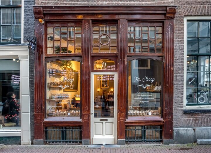 Dutch pastry shop in amsterdam
