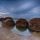 Koekohe Beach with rocky spheres in New Zealand