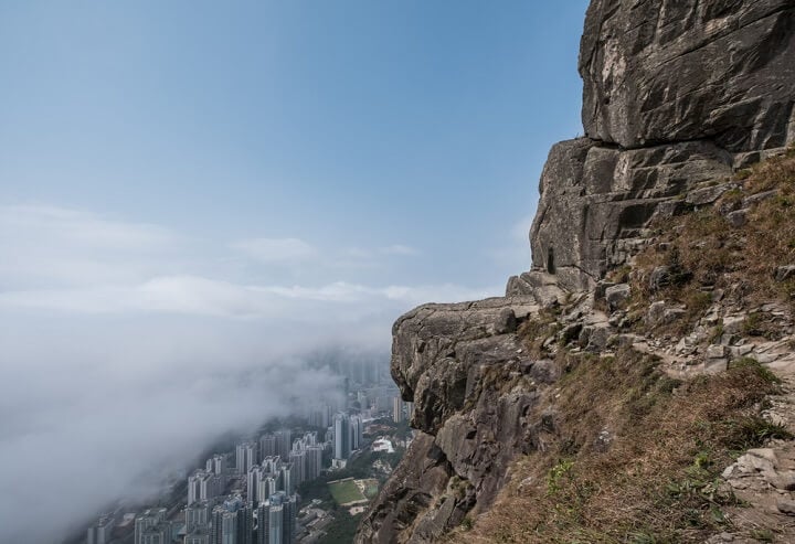 suicide cliff - hong kong