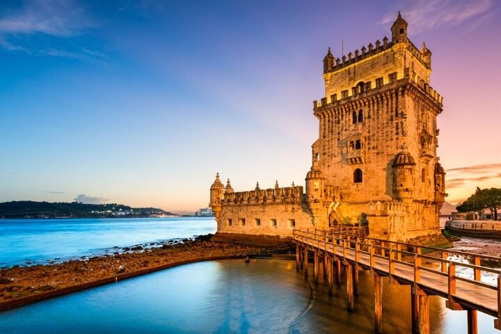 belem tower in lisbon - portugal
