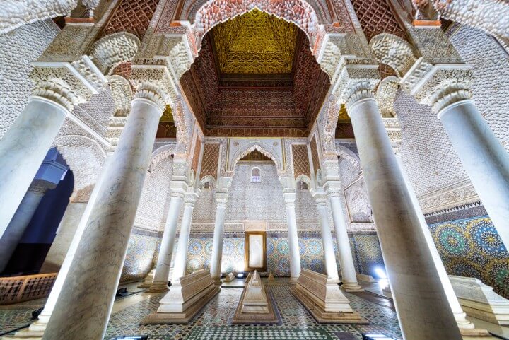 Saadian Tombs in marrakech - morocco
