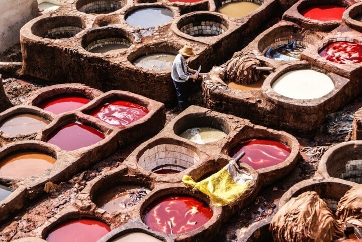 Tanneries in Fez - moroccO