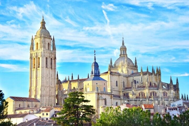 Cathedral of Santa Mari­a de Segovia. Castilla y Leon - Spain