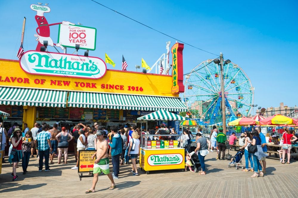 Best hot dog in NYC: Nathan's, Coney Island