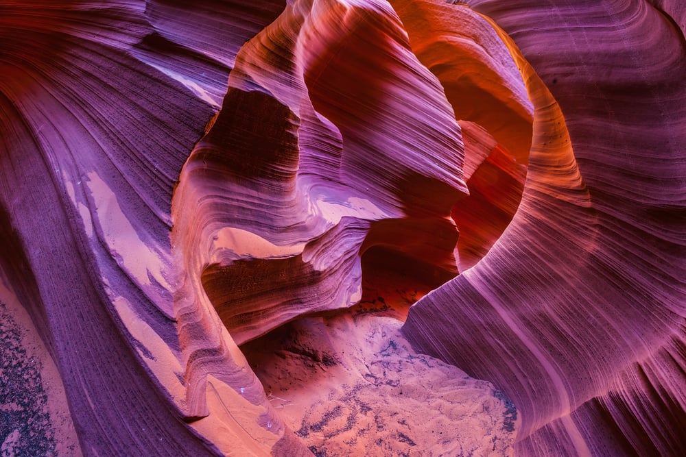 Antelope,Canyon,In,The,Navajo,Reservation.,Incredible,Play,Of,Light