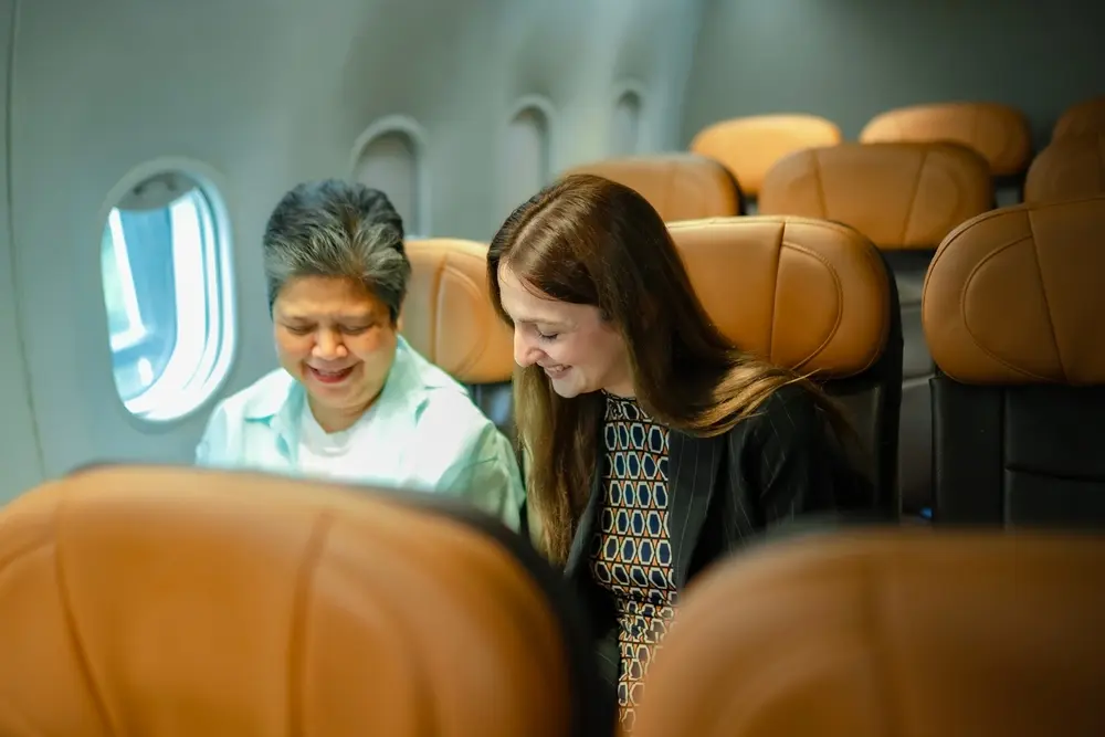 Diverse passengers representing cultural differences